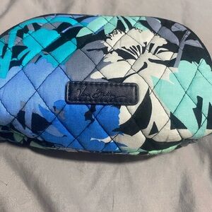 Vera Bradley Blue and Green Patterned Women’s Accessory Pouch